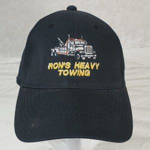 RON'S HEAVY TOWING Hat Strapback Baseball Vintage 90s Cap Retro Dad Trucker